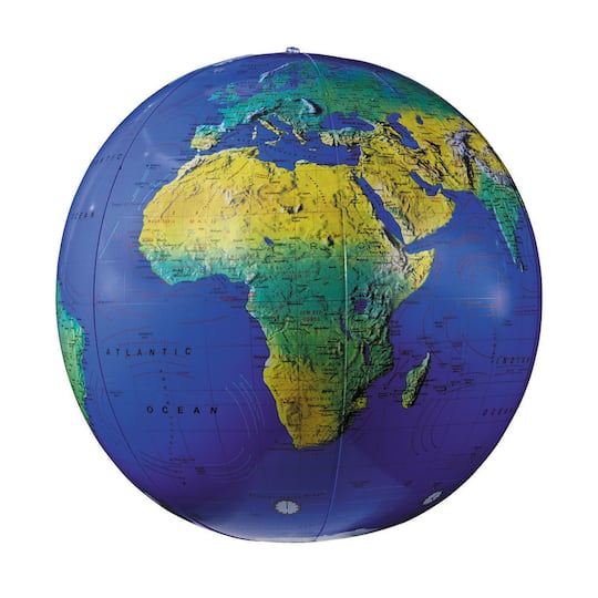 Replogle 12&#x22; Inflatable Topographical Globe